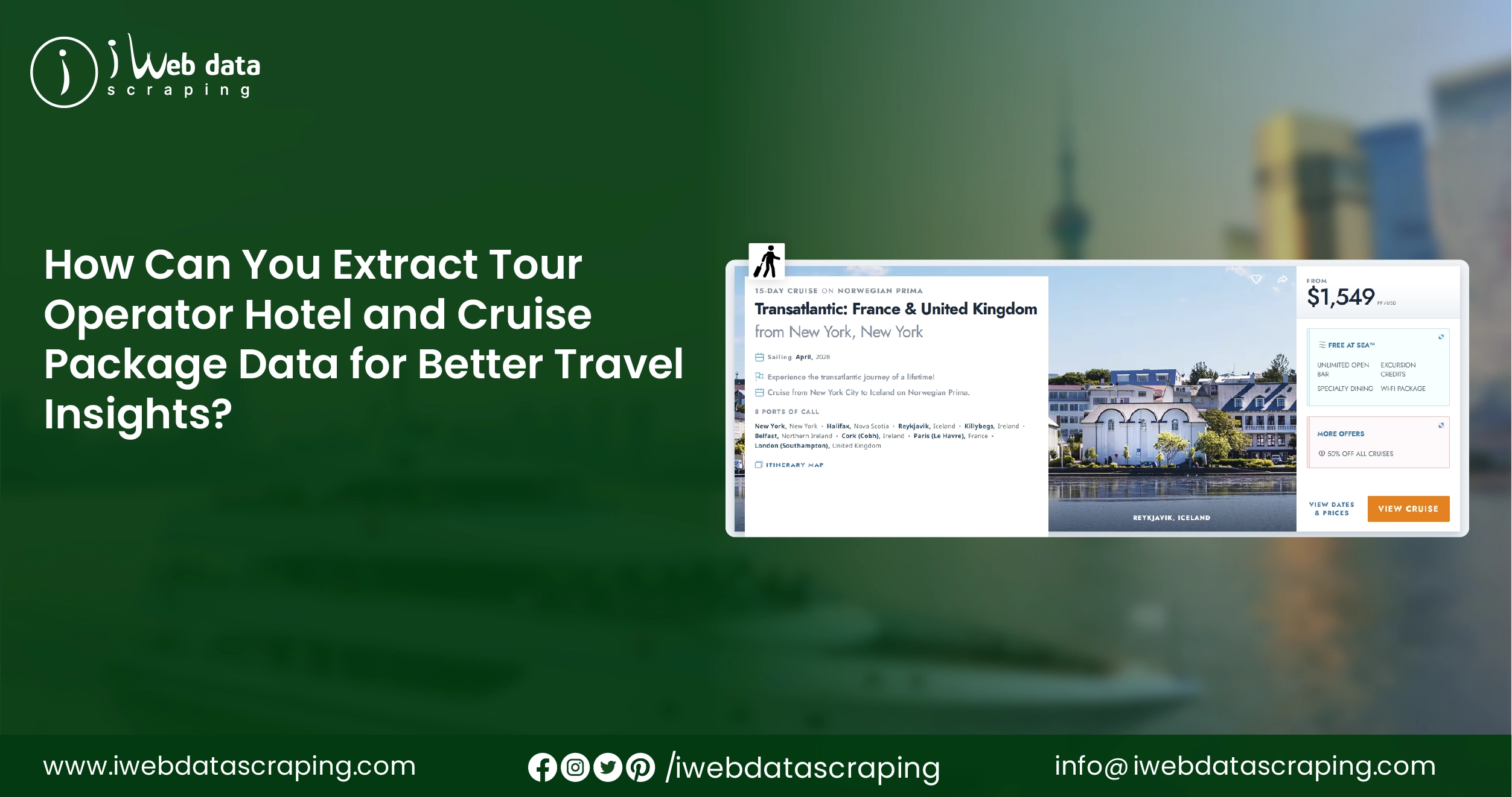 How Can You Extract Tour Operator Hotel and Cruise Package Data for Better Travel Insights?